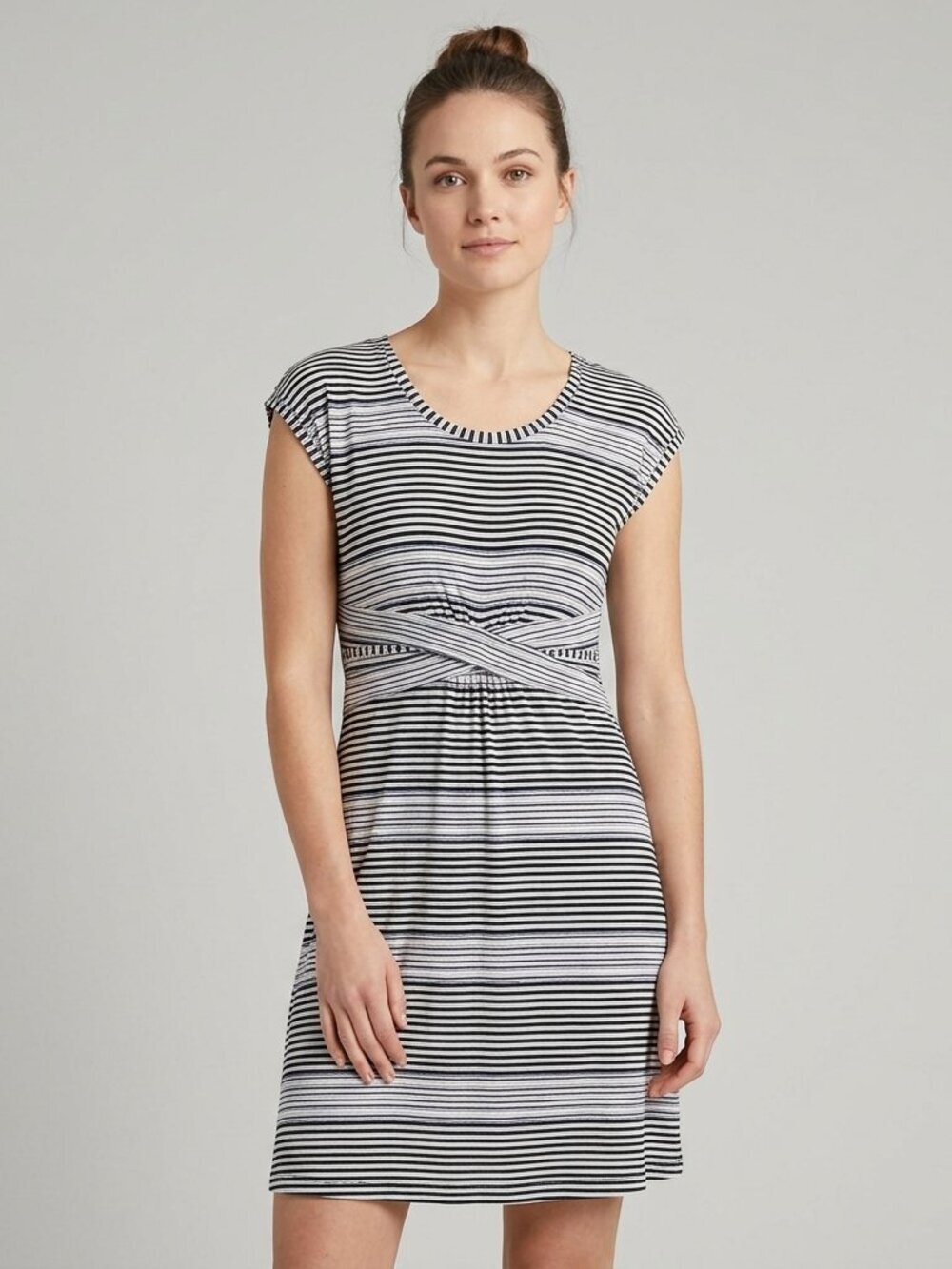Studio M Rayon Striped Dress